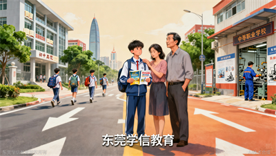 初中毕业读中职还是读普高？东莞学信教育帮你算清这笔账