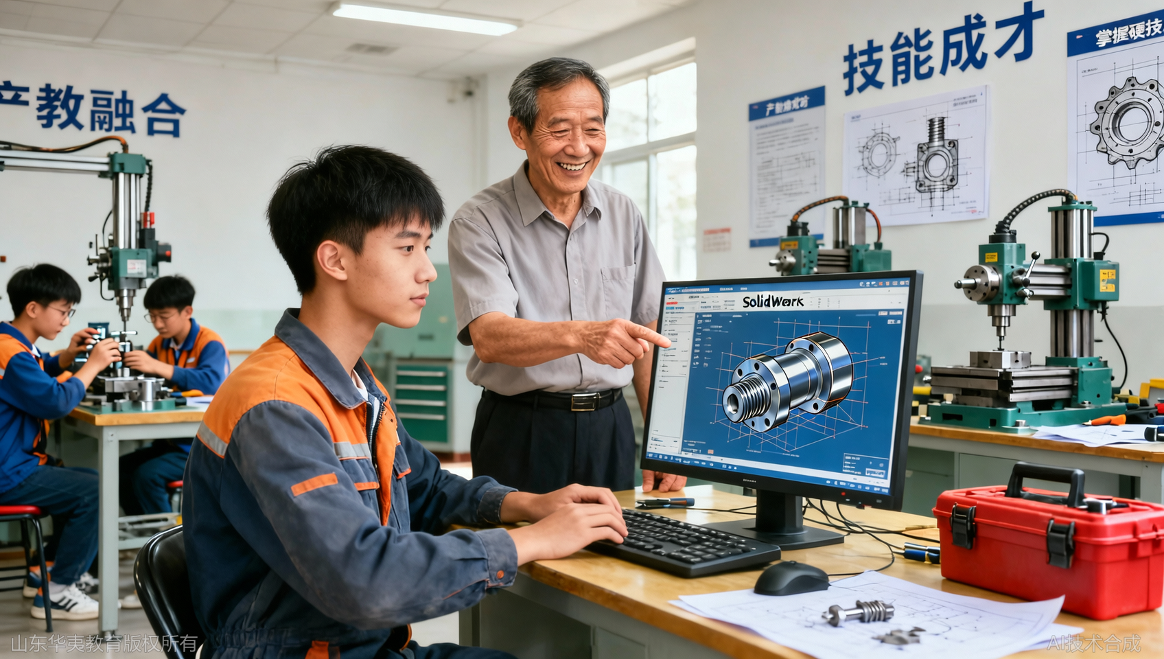 高中毕业生没出路？定向培养案例之 SolidWorks 培训学员入职机械设计公司