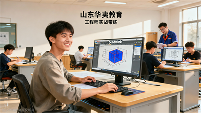 三维建模零基础？Solidworks从入门到实战，山东华夷教育工程师带练