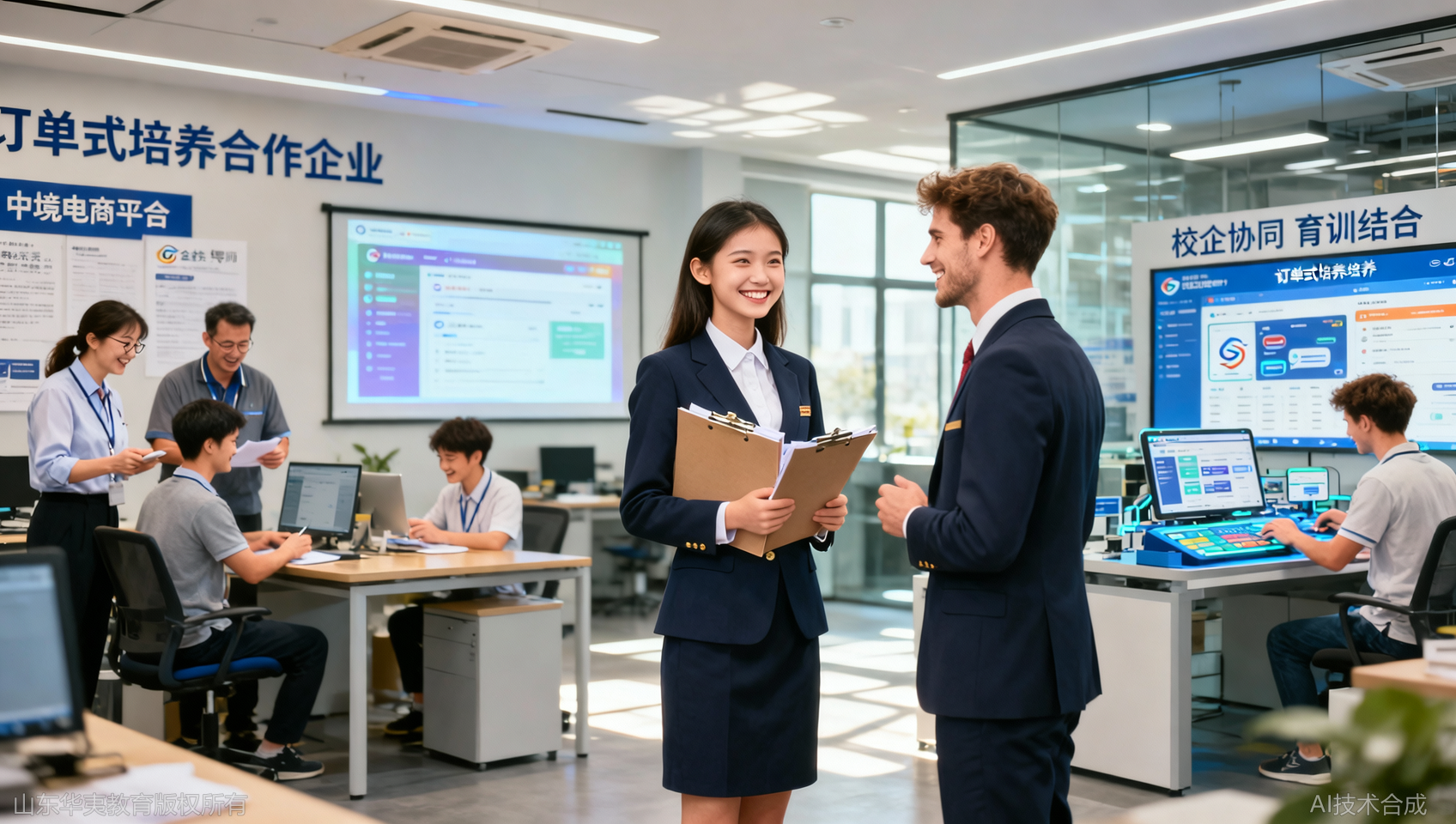 中专毕业不胜任管理岗？订单式培养国际贸易培训跨境企业定向培养业务岗