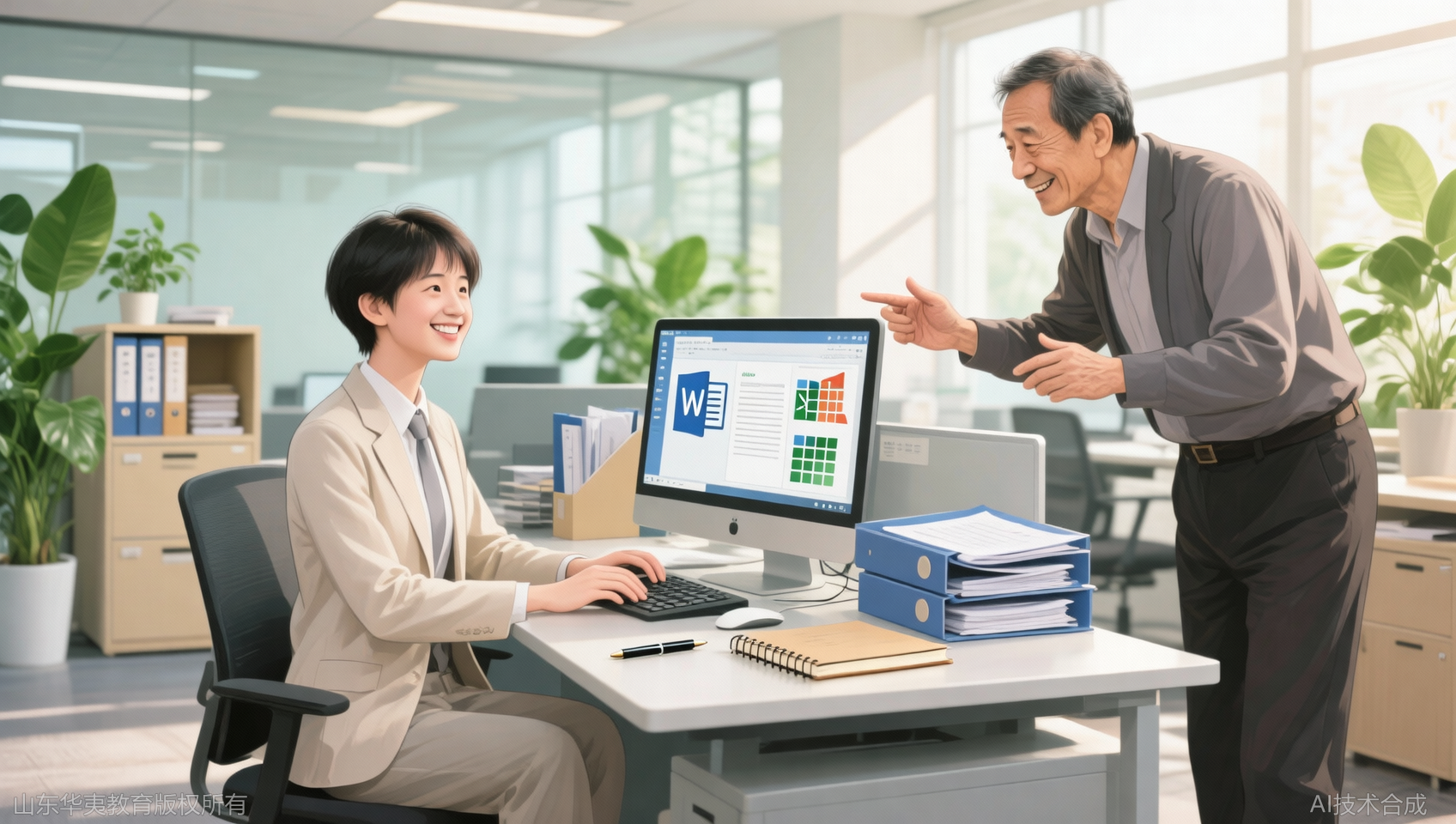 中专毕业没技能？办公自动化培训 + 企业行政办公资料分享稳站职场入门岗