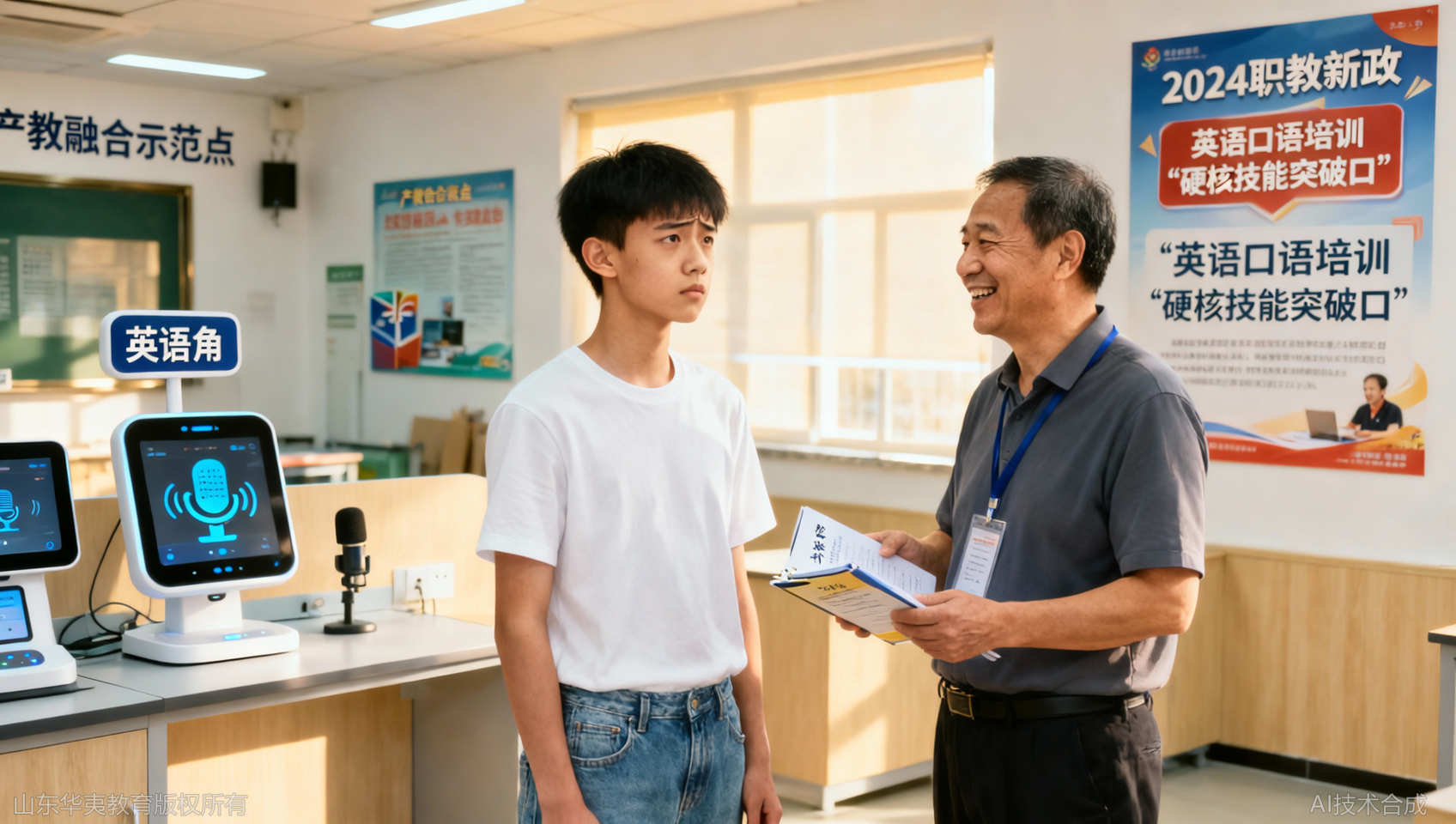 高中毕业生没技能？职教新政加持英语口语培训轻松学硬核技能