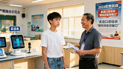 高中毕业生没技能？职教新政加持英语口语培训轻松学硬核技能
