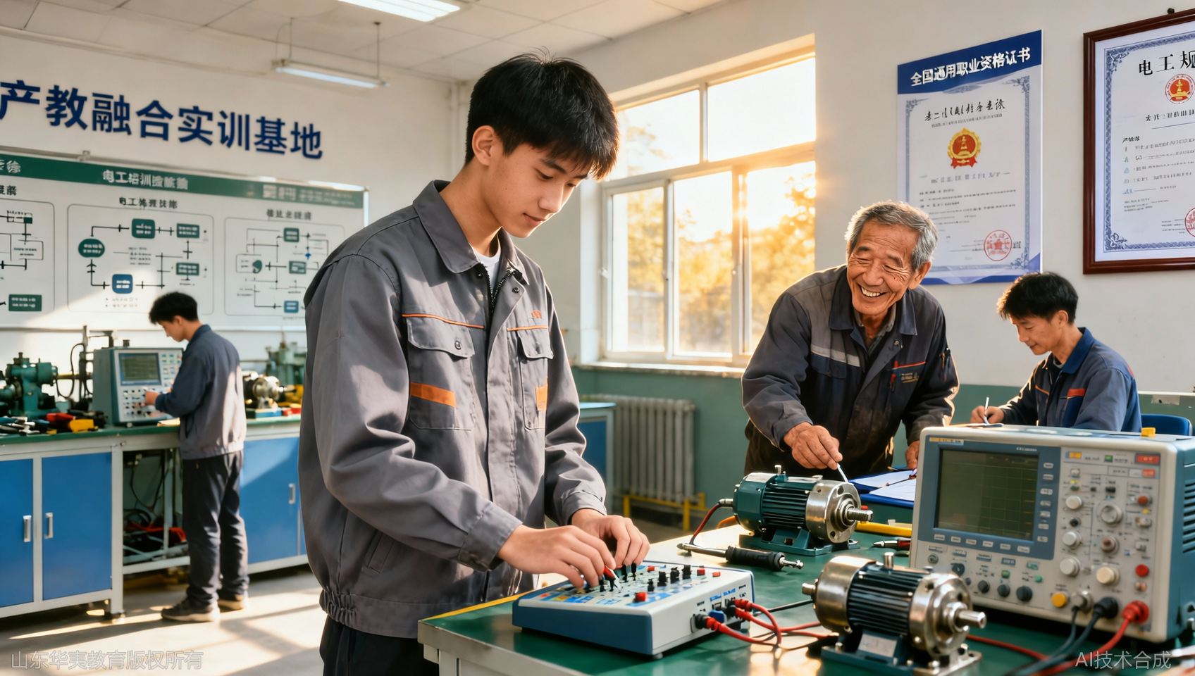 高中毕业生找技术？职教新规加持电工培训练就一技傍身本领