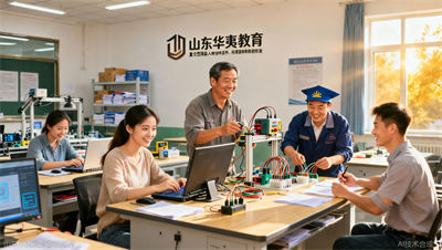 只会一个技能？山东华夷教育教你三门外语 办公 设计 建模 数控 管理 礼仪 电工焊工