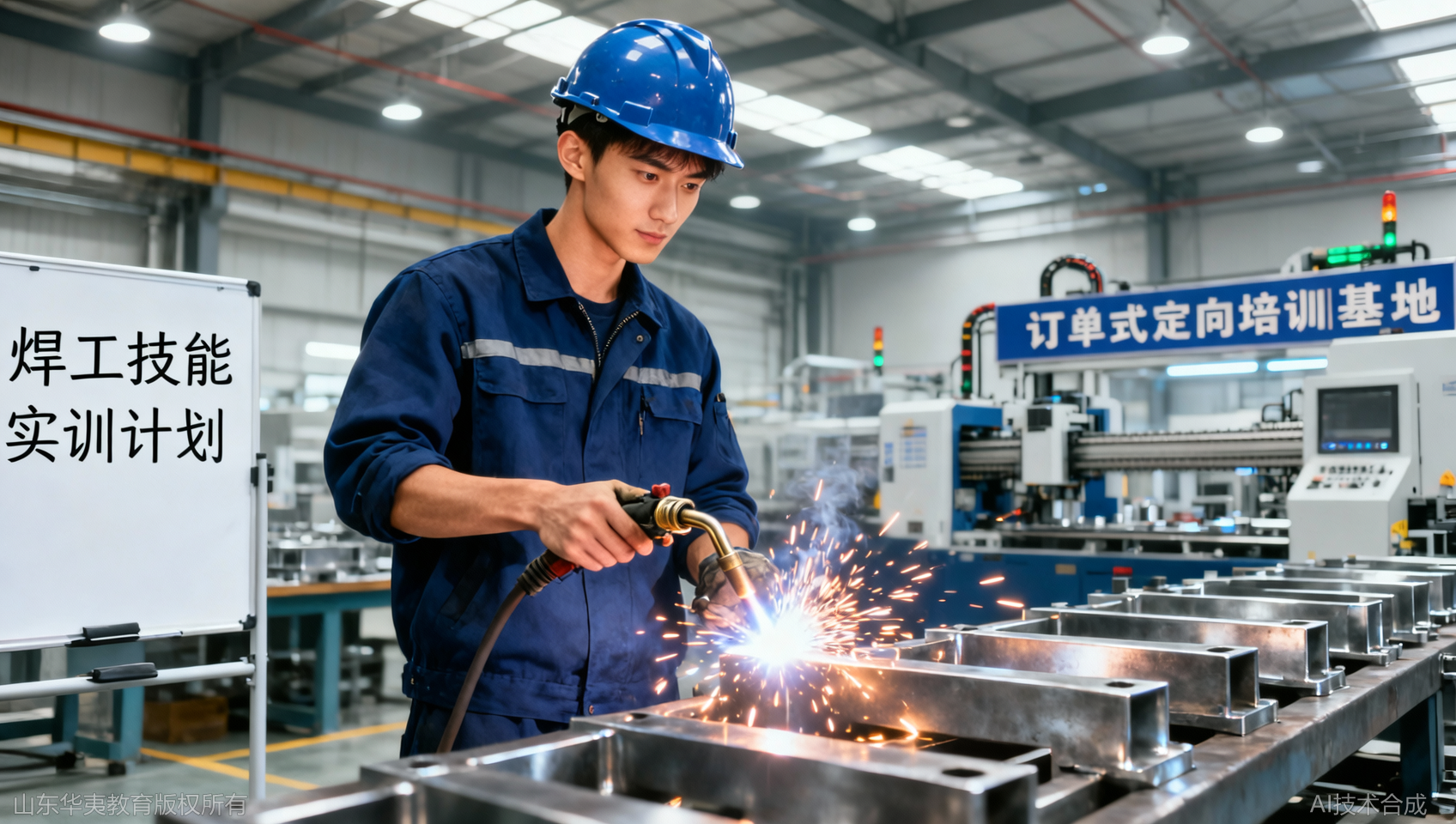 中专毕业不胜任技术岗？订单式培养焊工培训制造企业定向培养练技术