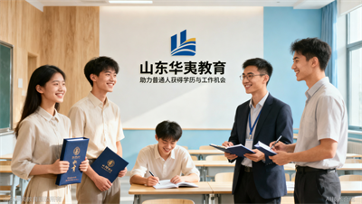 升学升职双丰收：山东华夷教育帮我拿到大专录取书 企业主管offer
