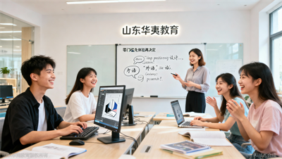 犹豫的朋友先试听：山东华夷教育三门外语 设计软件体验课免费领