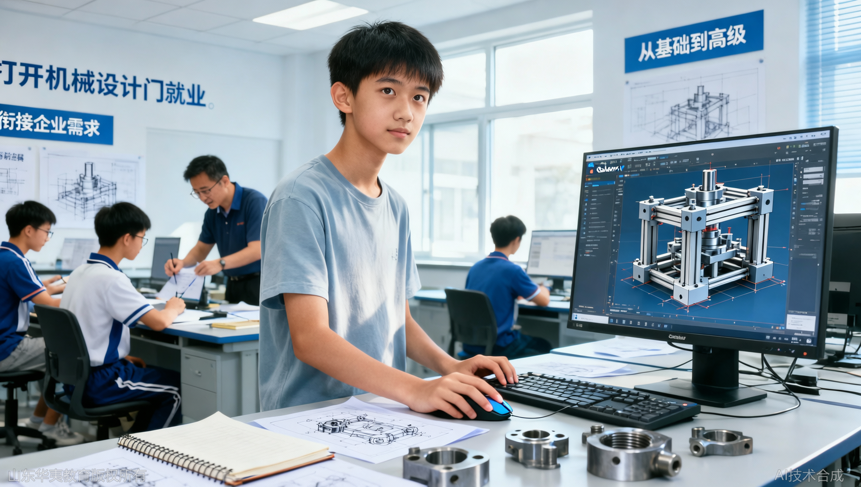 高中毕业生没技术？S软件培训 + 企业建模资料分享掌握三维设计技巧