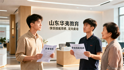 考大专vs学技能：山东华夷教育让你一边拿学历一边进企业定向委培
