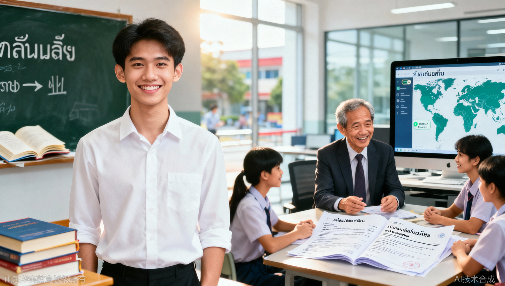 高中毕业生没出路？泰语口语培训+企业外贸沟通资料分享解锁跨境就业