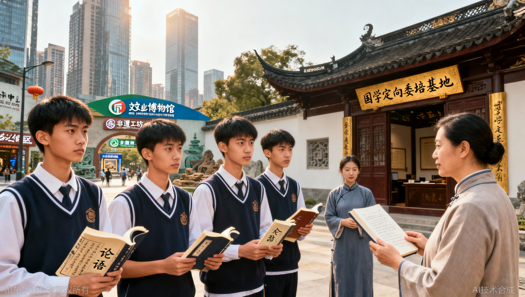 高中毕业生价值观偏？定向委培国学培训文旅企业订单培养正三观强素养