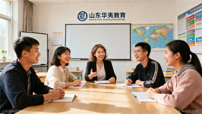 三门外语口语速成班，山东华夷教育真实学员案例，搜索关键词排名第一页