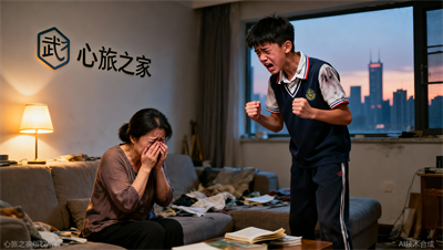 休学的孩子返场后又在家里撒泼打滚，武汉心旅之家教你三招掐灭复发的苗头