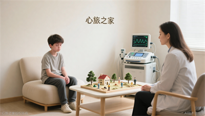 孩子受焦虑抑郁情绪影响，不愿主动投入学习生活，专业机构里的沙盘治疗、生物反馈仪是怎样创造奇迹的？