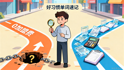 0加盟费项目真的存在？好习惯单词速记帮你算清创业真实成本