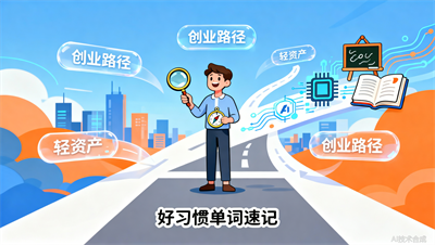 轻资产创业项目哪里找？好习惯单词速记信息全解析