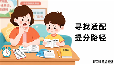 孩子英语学习提升较为困难，是方法还是习惯？好习惯单词速记给出答案