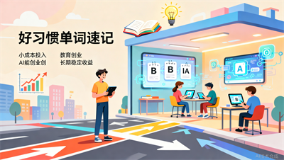 小投资做教育，长期稳定收益：好习惯单词速记的决策理由