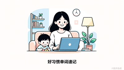 宝妈想创业却无从下手？好习惯单词速记带来轻资产新选择