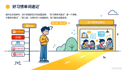 单词速记加盟哪家好？对比多家后我选了好习惯单词速记