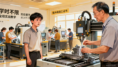 怕学不会？大连亿学数控教育学时不限 阶段重学，数控技能稳冲高级工证书！