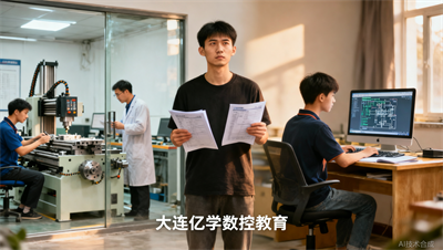 线上学数控和线下学数控，转行成功的有多大差异？大连亿学数控用数据说话