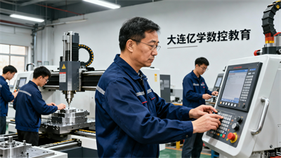 老学员返场：想学四轴加工，第一时间回大连亿学数控教育