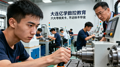 没有考核等于没学：大连亿学数控教育6大关卡逼你成才