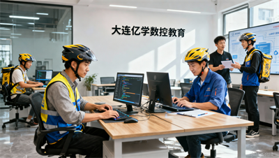 大连亿学数控转行学员故事：从外卖骑手到编程员