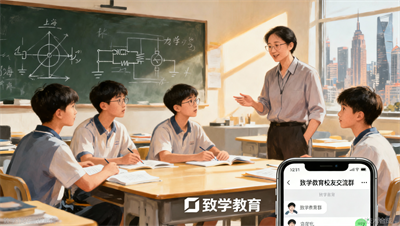 高中物理补课机构，上海致学教育搭建校友交流群