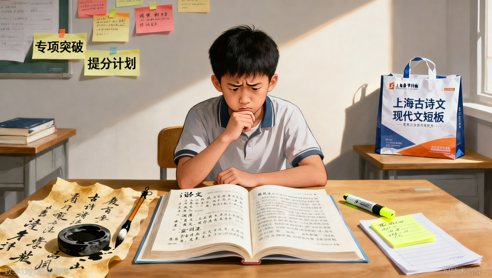 上海致学教育初中语文辅导：古诗文与现代文专项评估