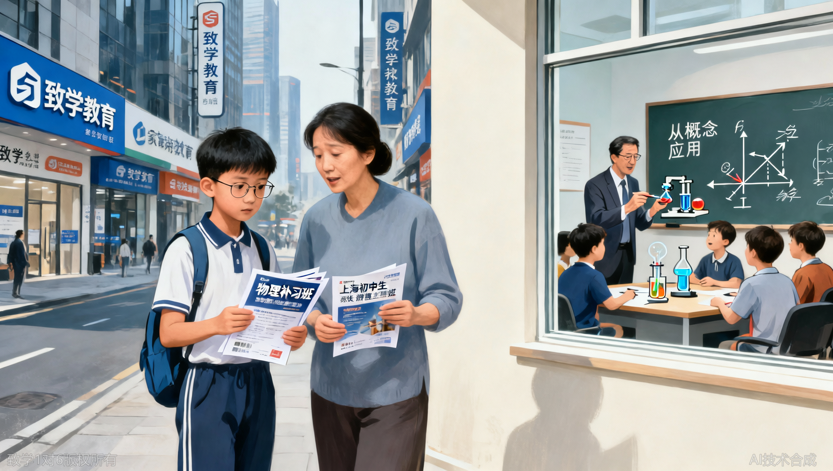 初中物理补习班怎么评？上海致学教育：从概念到应用