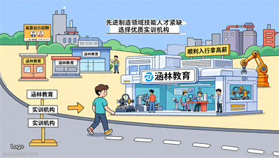 对比多家实训机构后，我选了涵林教育（原众智）：真机操作超70%，代码驱动设备