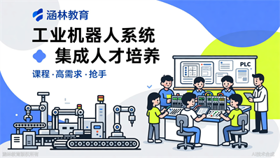 从PLC到视觉集成：涵林教育（原众智）工业机器人系统集成课程为何如此抢手？
