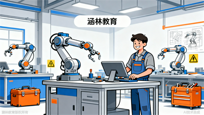 低学历、无背景该如何实现自我突破？涵林教育（原众智）：学工业机器人技术，凭本事吃饭