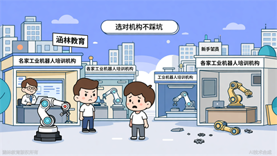 工业机器人培训费用相差数万？涵林教育（原众智）：看清设备与师资再掏钱