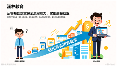 不懂编程调试，求职寸步难行？涵林教育（原众智）带你从零到全流程项目落地