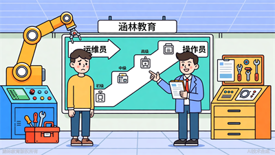 零基础想入行工业机器人？涵林教育（原众智）：先搞懂运维员与操作员的等级划分