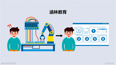 非标自动化PLC编程难？涵林教育（原众智）用&ldquo;六步编程法&rdquo;化解复杂逻辑