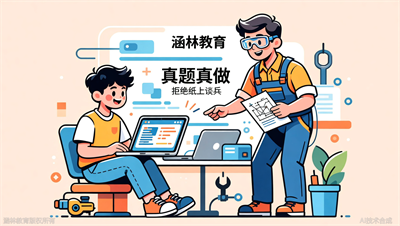 寒假弯道超车怎么选？涵林教育（原众智）工程师手把手带，拒绝纸上谈兵