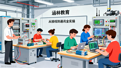 从接线到通讯：涵林教育（原众智）M品牌PLC培训，打造能动手会编程的技术员