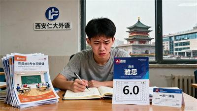 雅思6分瓶颈期，选大班课还是一对一更高效？西安仁大外语帮你对比