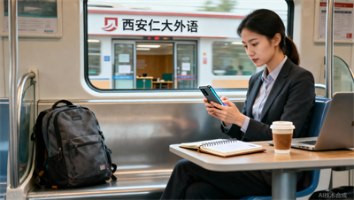 在职备考党福音：西安仁大外语如何帮你把碎片时间变分数？