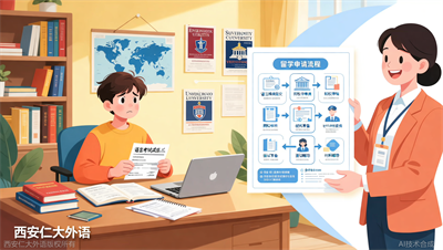 获取语言测评相关证明材料后，下一步留学申请该做什么？西安仁大外语给你规划