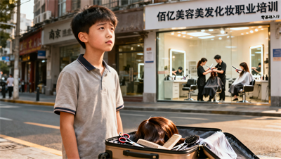 初中毕业不上学的，在南京学美发有前途吗？