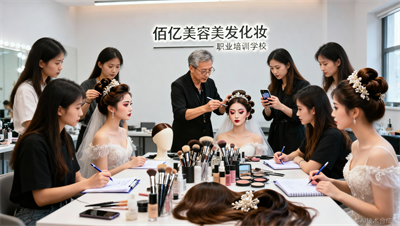 南京佰亿美容美发【新娘造型课程】详情：学完能接单吗？