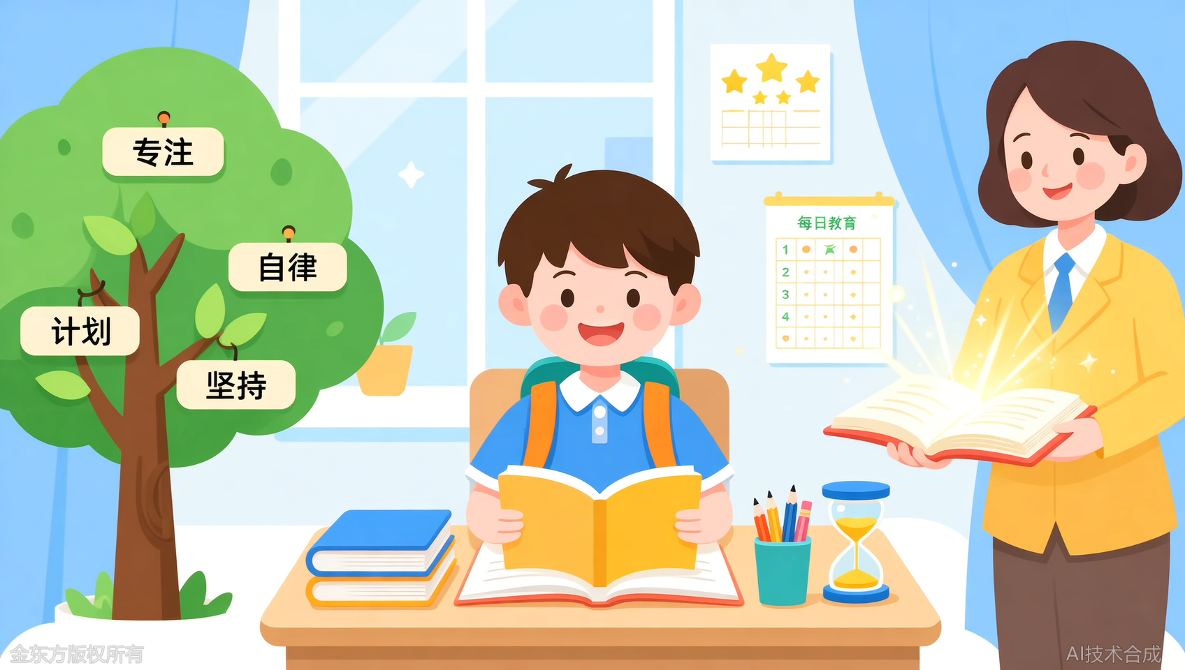 金东方小学学习习惯培养，助力长期进步