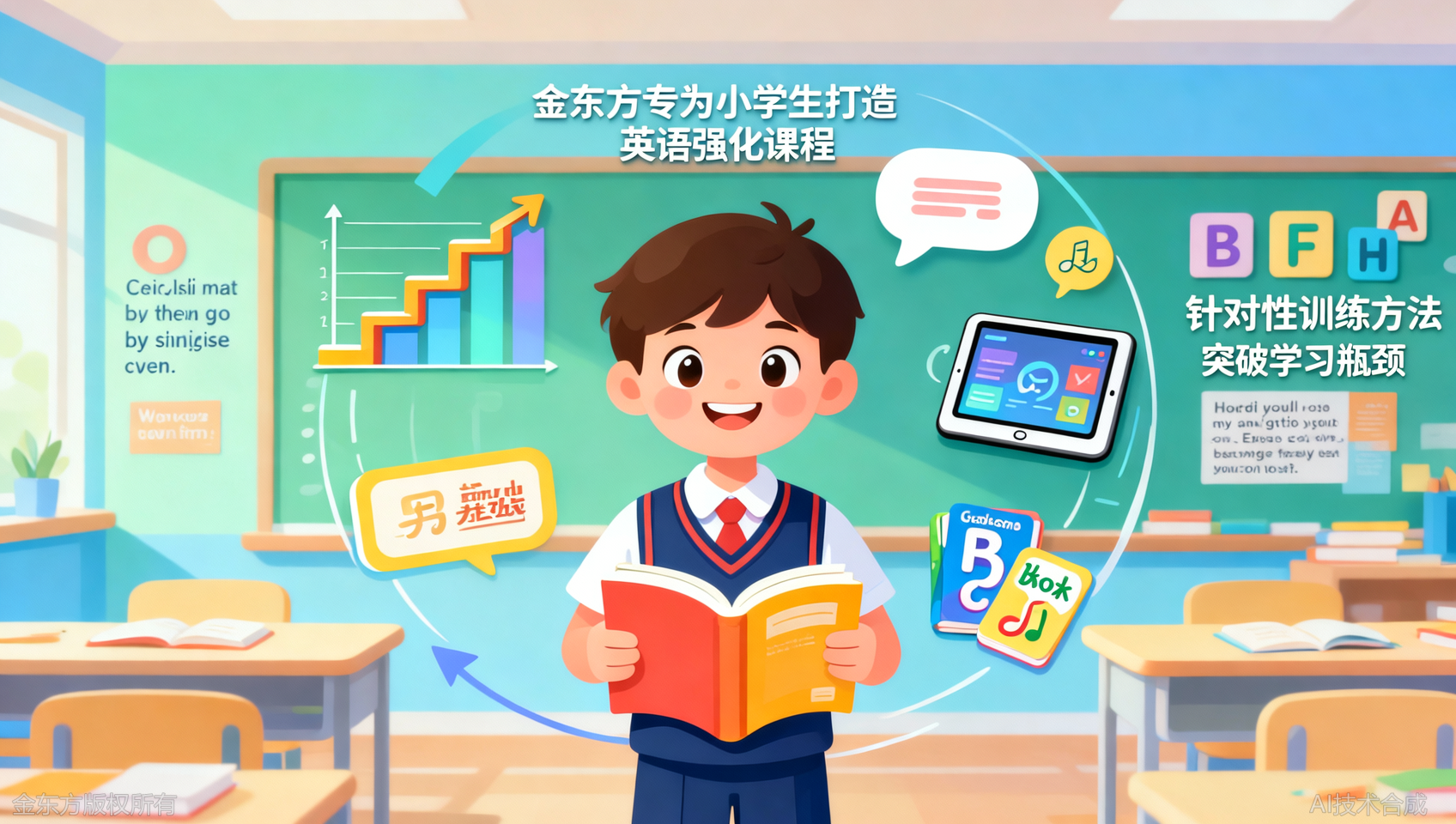 金东方小学英语强化，稳步提升语言能力