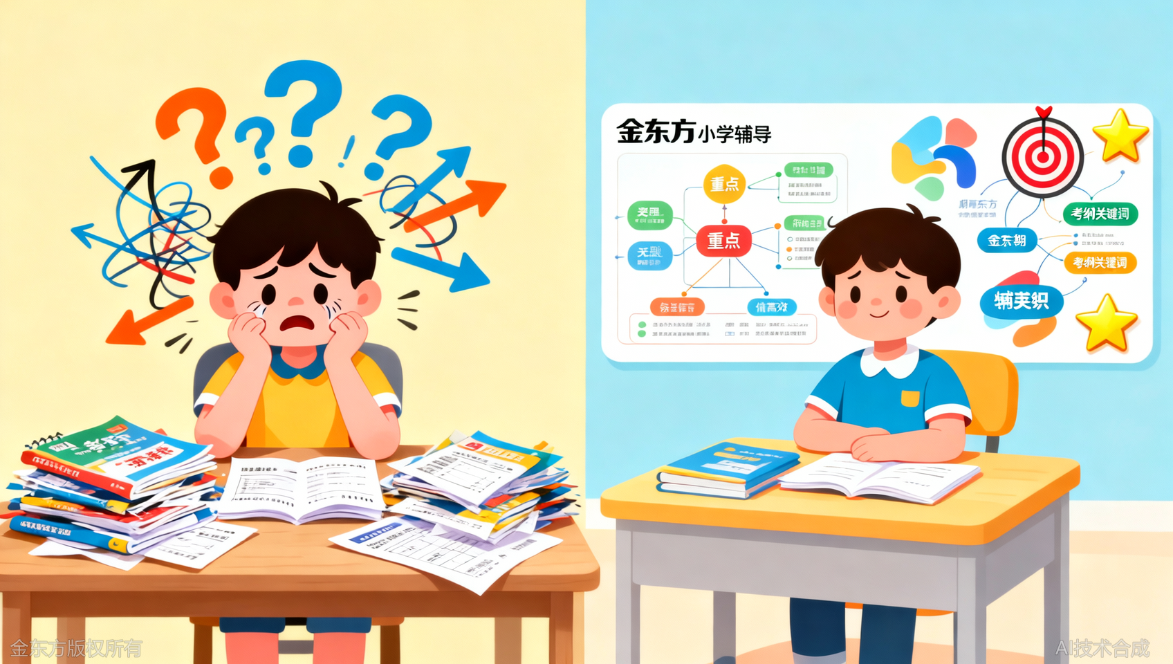 金东方小学期中期末辅导，梳理知识重难点